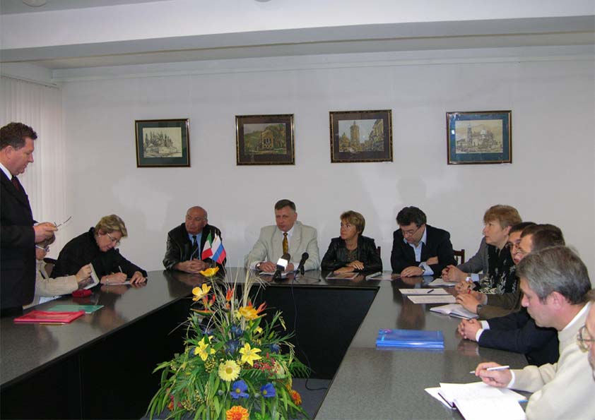 Встреча ведущих представителей рязанского бизнеса с делегацией деловых кругов Италии